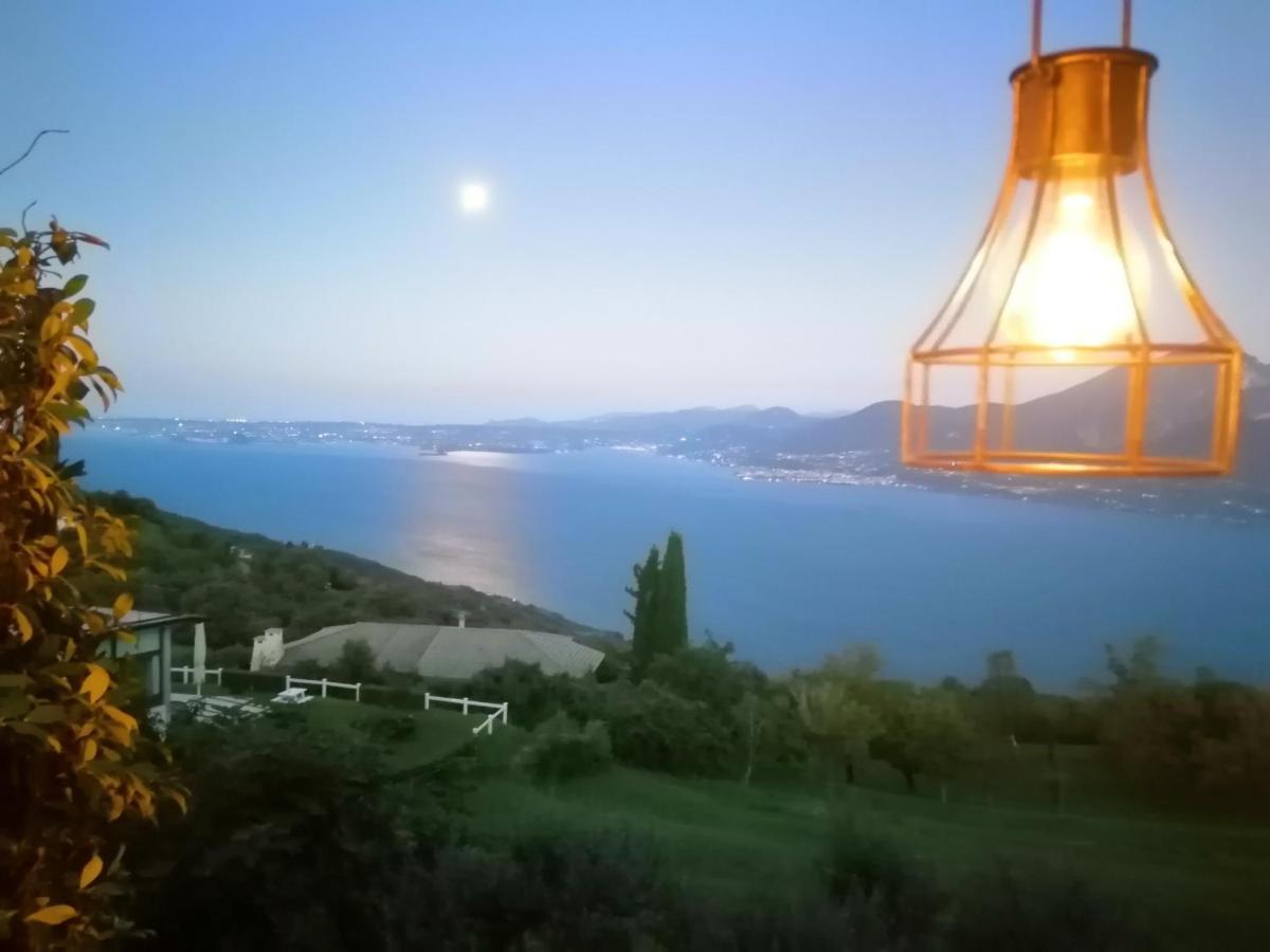 Beb Da Paolo Con Vista Lago San Zeno di Montagna Exteriör bild