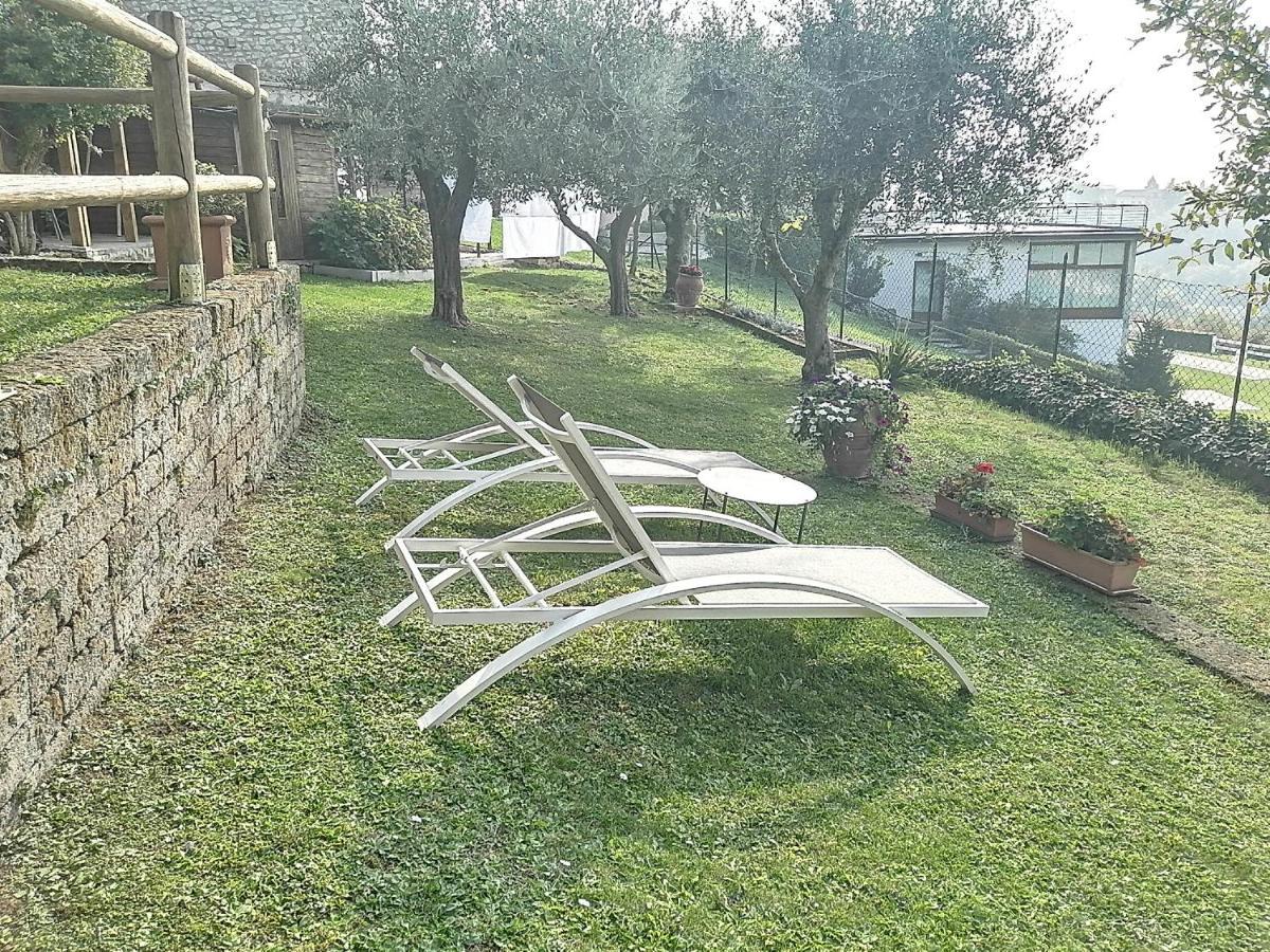 Beb Da Paolo Con Vista Lago San Zeno di Montagna Exteriör bild